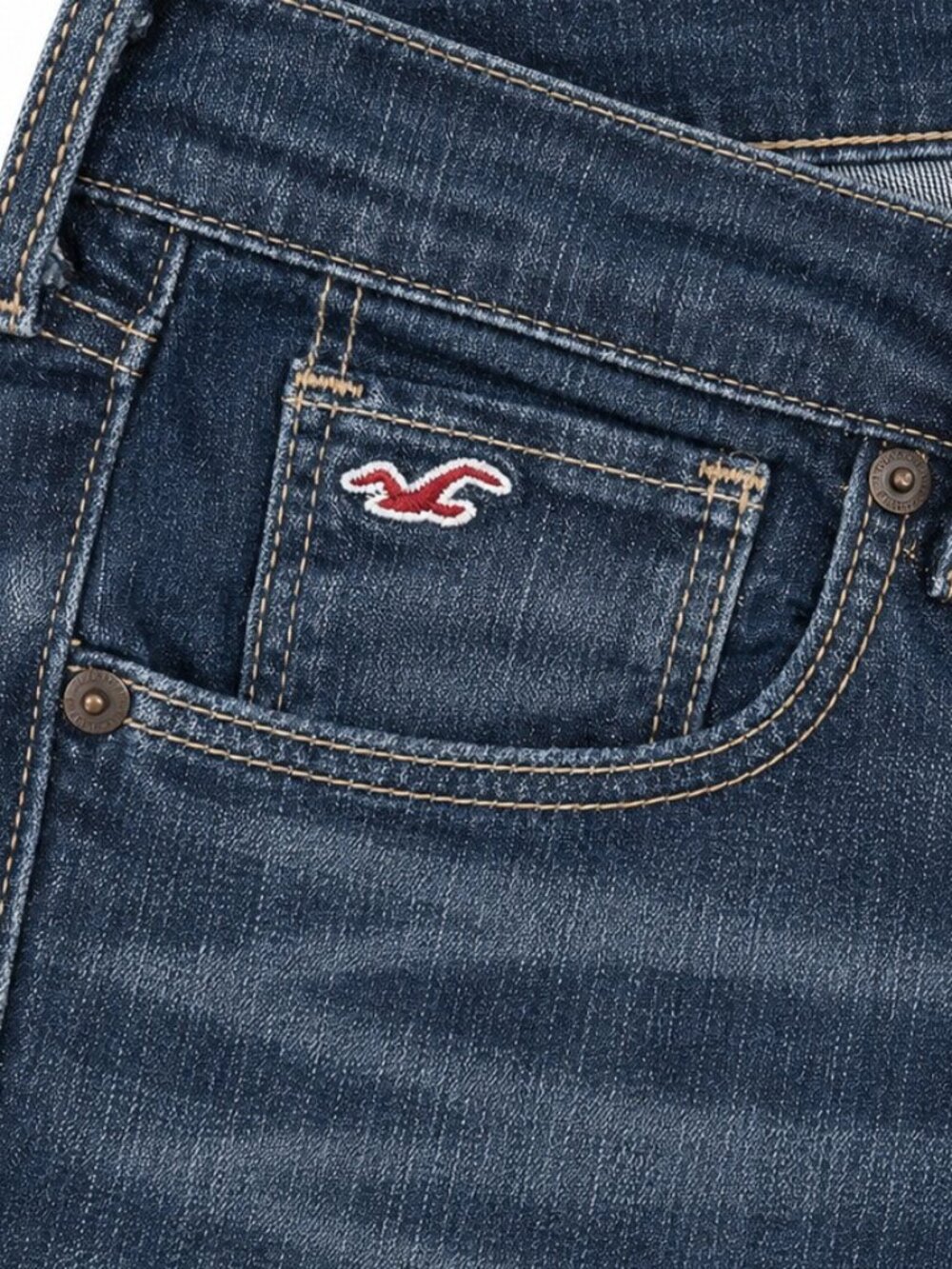 Hollister Venice Bootcut Jeans Women's 7R W28 L33 Low Rise  Dark Wash - Picture 5 of 11